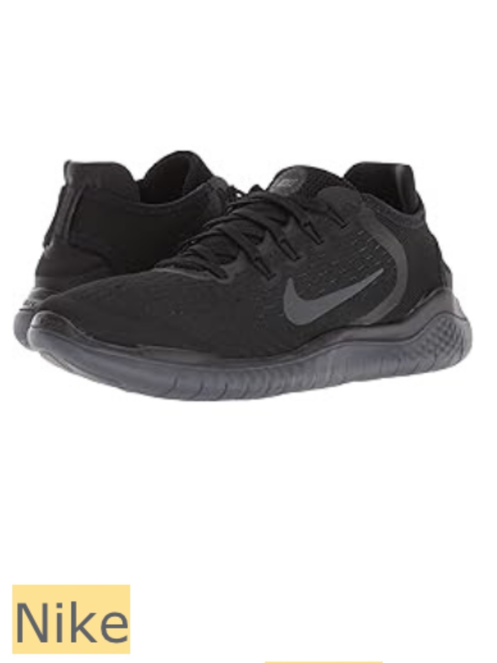 Nike Women’s Free RN 2018 Black/Anthracite 8 B (M)
